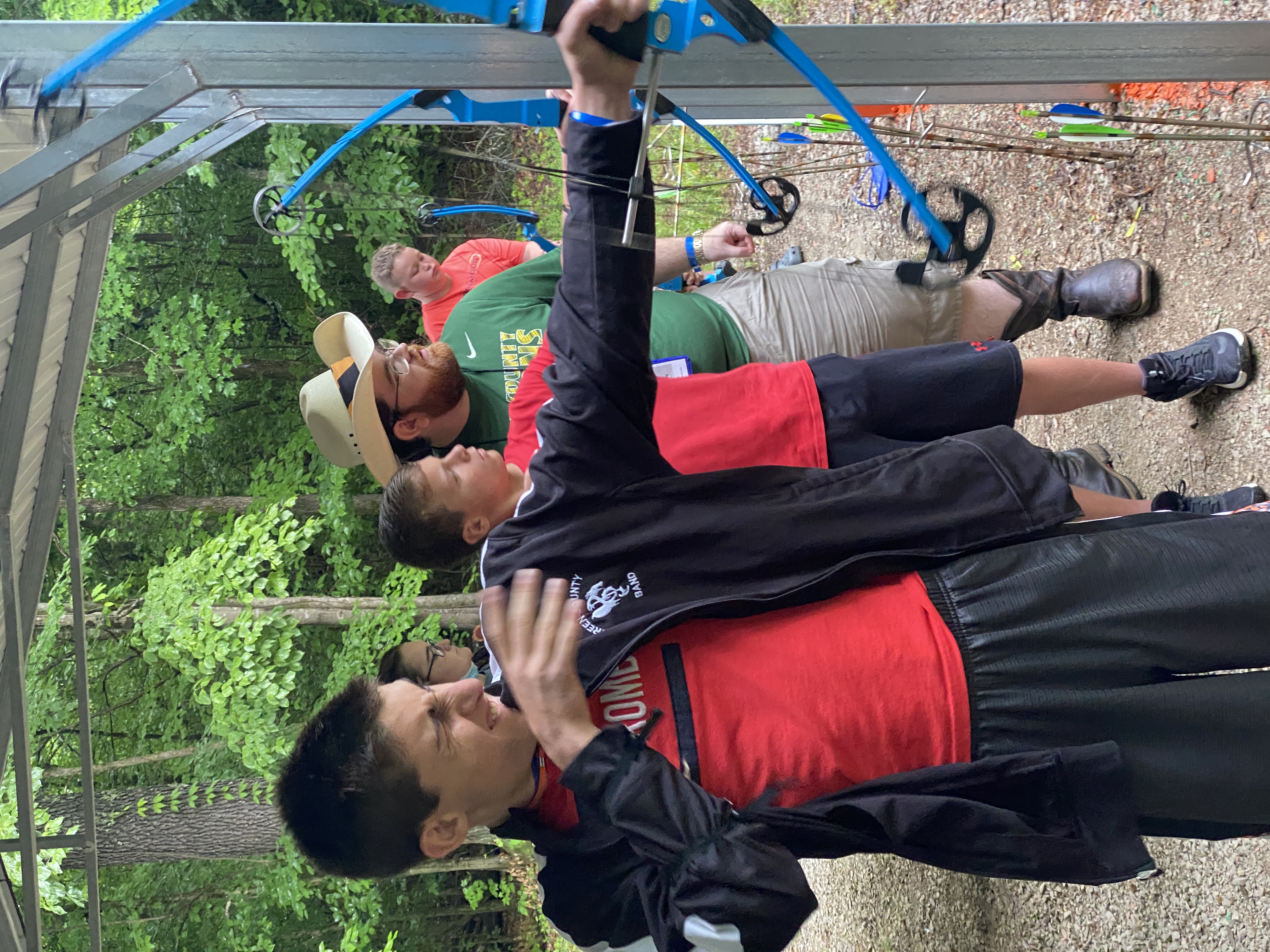 archery at summer camp