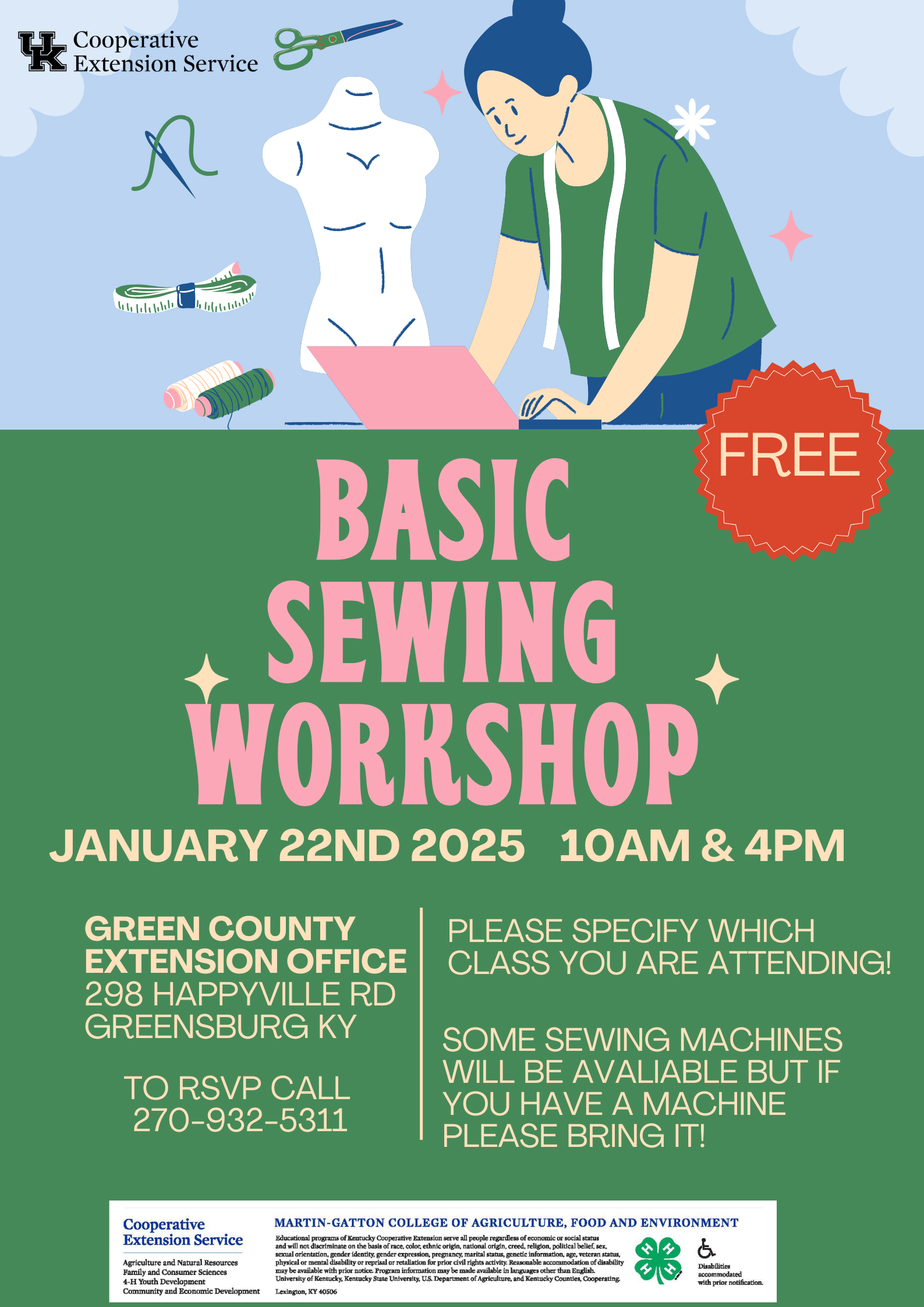 Sewing Flier